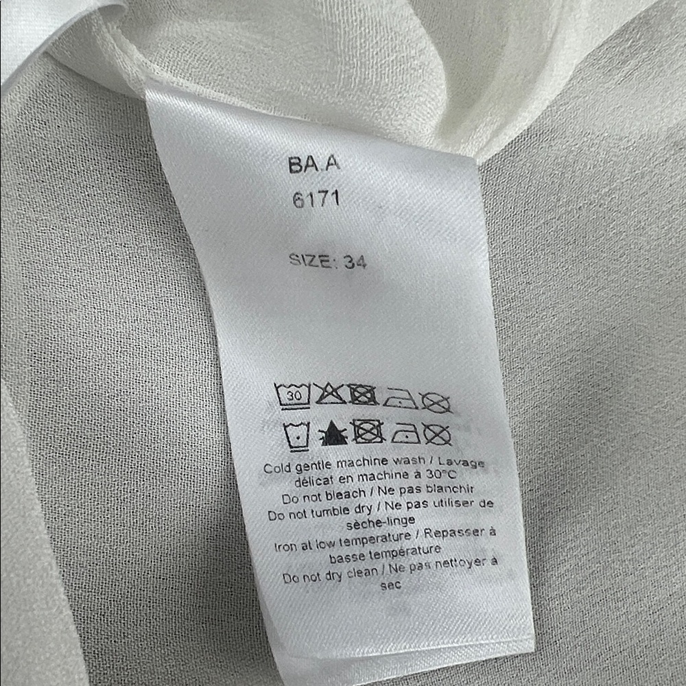 GANNI Printed Georgette Mini Dress. Size XS (34) - Picture 12 of 12